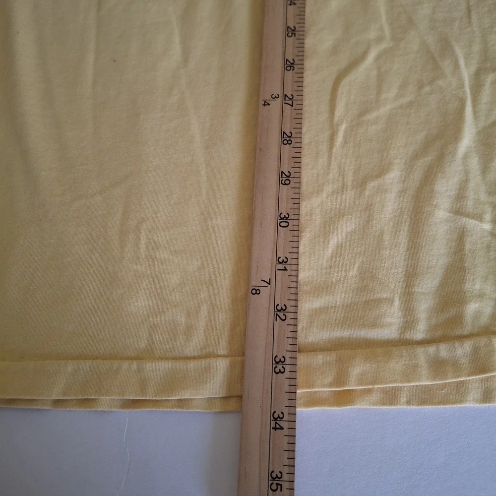 Polo Ralph Lauren T Shirt Adult 4XB Yellow Front Logo Big Tall Short Sleeve